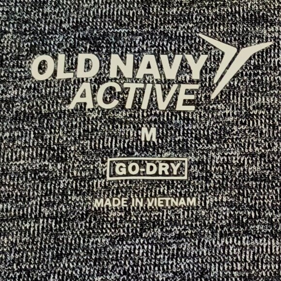 EUC ~ Old Navy Active Go-Dry Fitted Shades of Gray Leggings (Size: Medium) - Picture 3 of 4